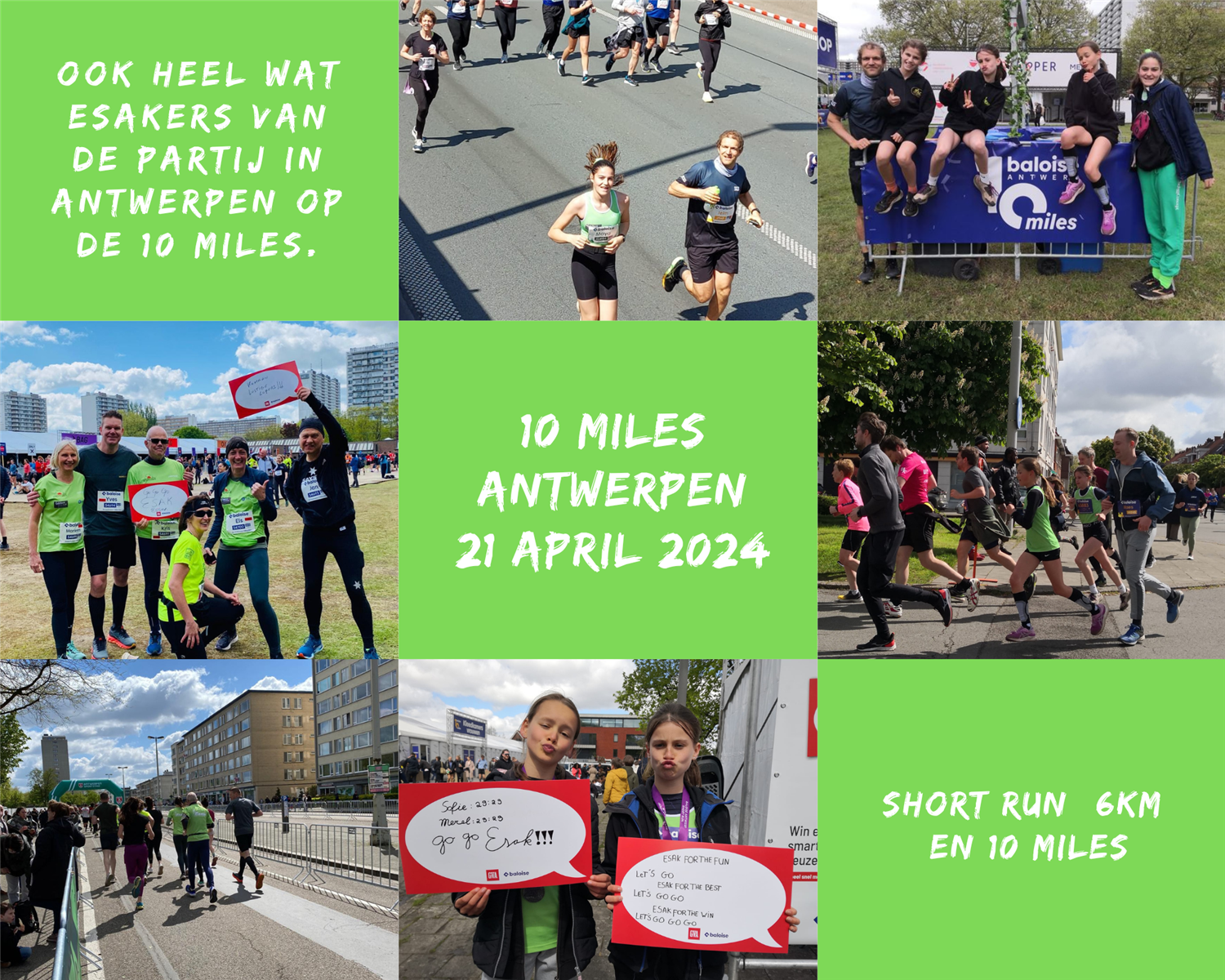 Ook heel wat groen op de 10 miles in Antwerpen!